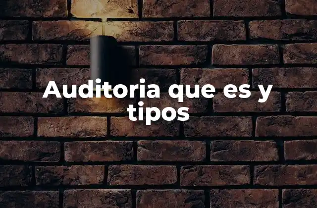 Tipos de auditoría y su importancia en distintos sectores