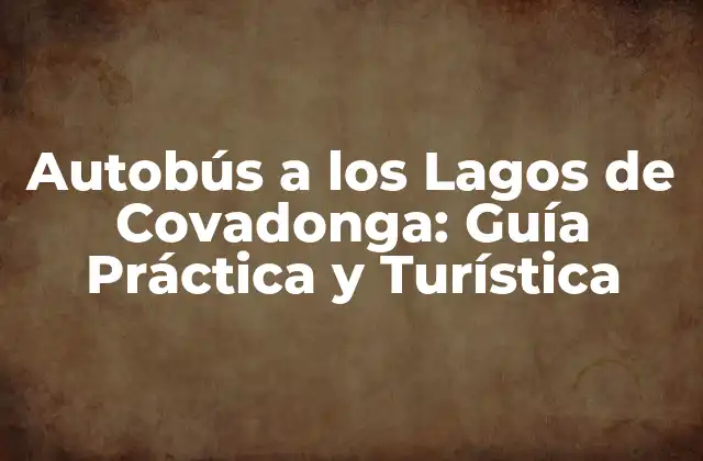 ¿Cuál es la Mejor Manera de Llegar a los Lagos de Covadonga?