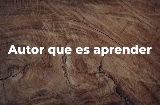 El rol del estudiante en el proceso de autoría del aprendizaje