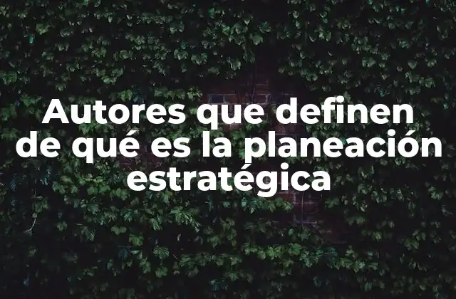El aporte de la teoría estratégica a la planeación