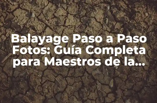 Balayage Paso a Paso Fotos: Guía Completa para Maestros de la Técnica