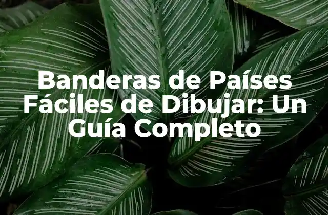 Banderas de Países Fáciles de Dibujar: un Guía Completo