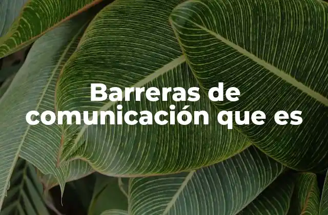 Barreras de Comunicación que es 2 Cómo afectan las barreras de comunicación en el entorno laboral