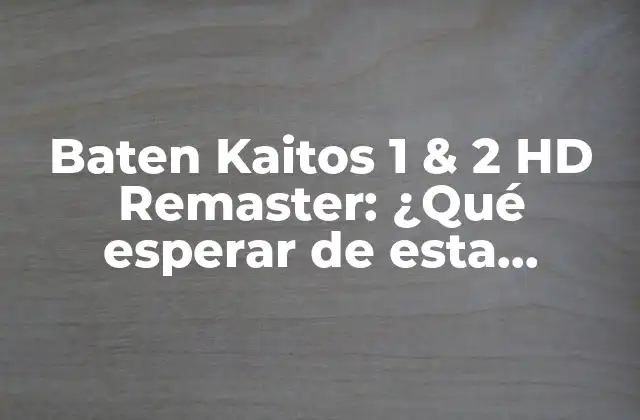 Baten Kaitos 1 & 2 Hd Remaster: ¿qué Esperar de Esta Remasterización Clásica?