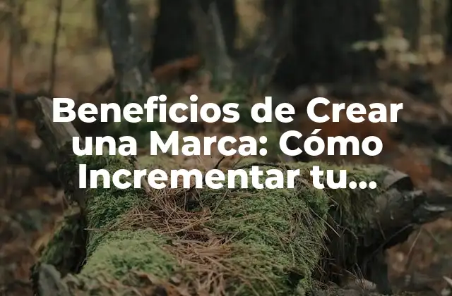 Beneficios de Crear una Marca: Cómo Incrementar Tu Visibilidad y Fidelidad