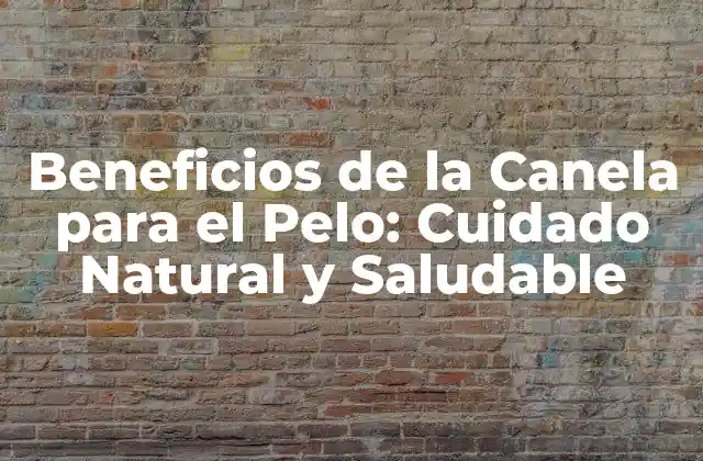 Beneficios de la Canela para el Pelo: Cuidado Natural y Saludable