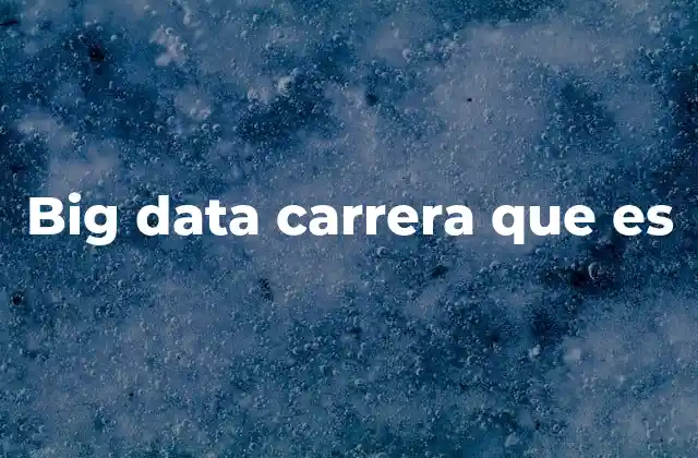 ¿Cómo se forma un profesional en Big Data?