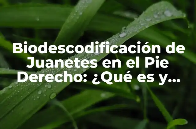 Biodescodificación de Juanetes en el Pie Derecho: ¿qué es y Cómo Funciona?