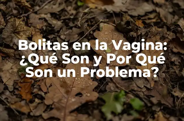 Bolitas en la Vagina: ¿qué Son y por Qué Son un Problema?