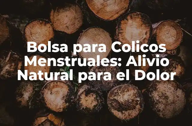 Bolsa para Colicos Menstruales: Alivio Natural para el Dolor