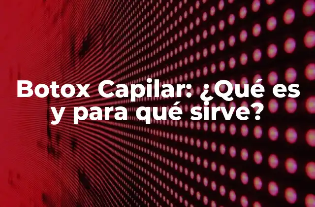 Botox Capilar: ¿qué es y para Qué Sirve? 2 ¿Cómo funciona el Botox Capilar?