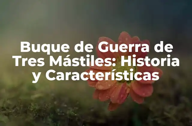 Buque de Guerra de Tres Mástiles: Historia y Características