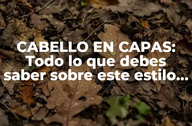 Ventajas del Cabello en Capas