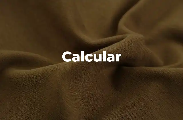 Calcular