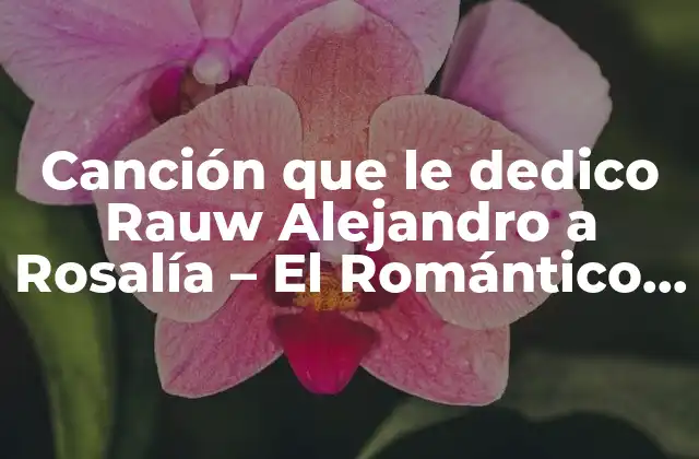 ¿Quién es Rauw Alejandro?