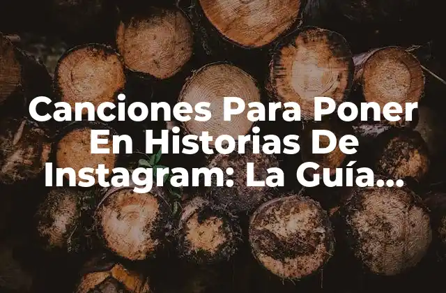 Canciones para Poner en Historias de Instagram: la Guía Definitiva