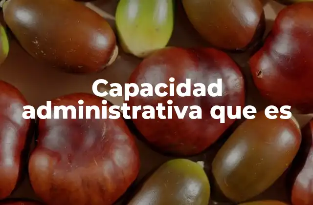 Capacidad Administrativa que es 2 Habilidades necesarias para una gestión eficaz