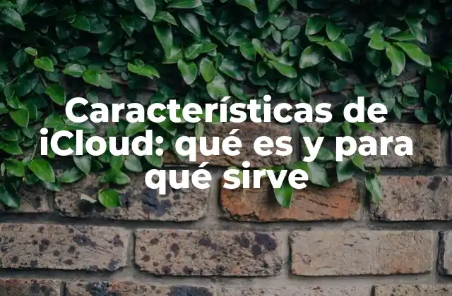 Características de Icloud: Qué es y para Qué Sirve