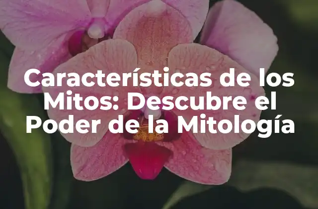 Características de los Mitos: Descubre el Poder de la Mitología