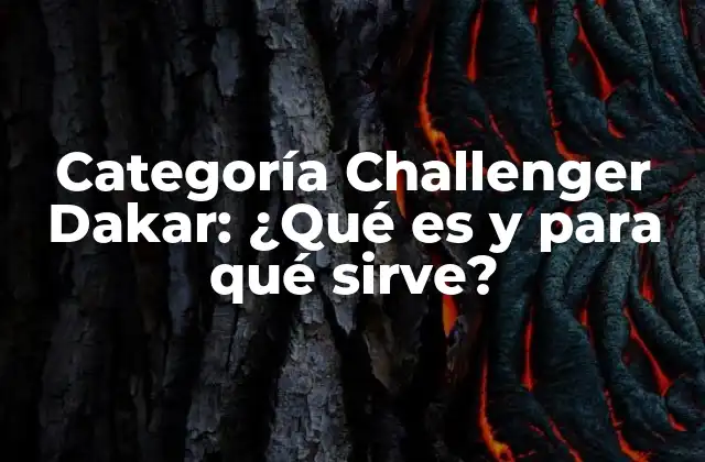 Categoría Challenger Dakar: ¿qué es y para Qué Sirve?