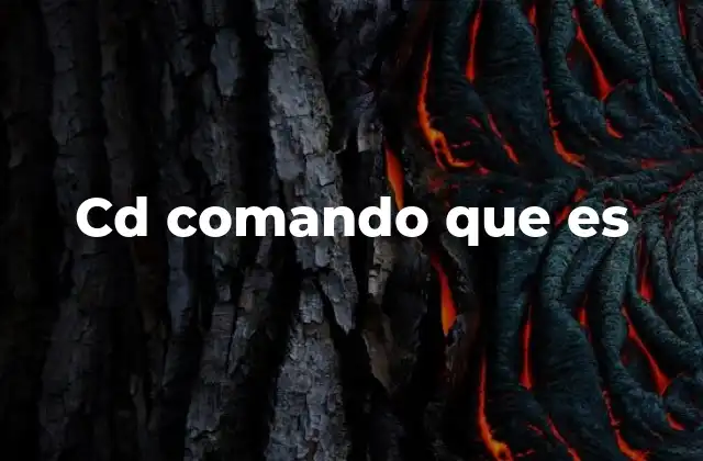 Cd Comando que es