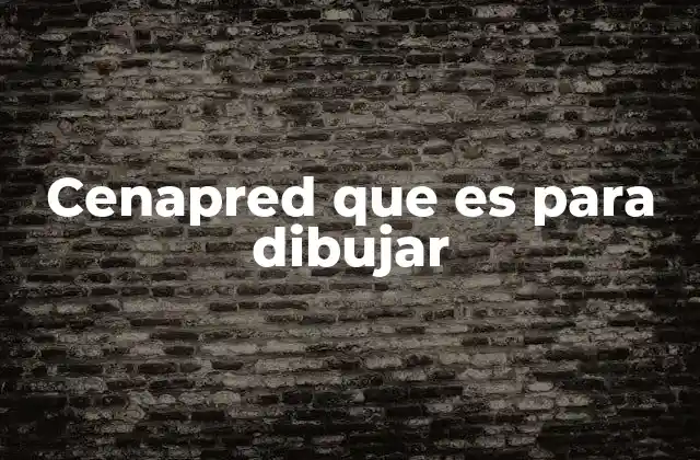 Cenapred que es para Dibujar