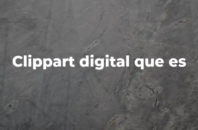Clippart Digital que es