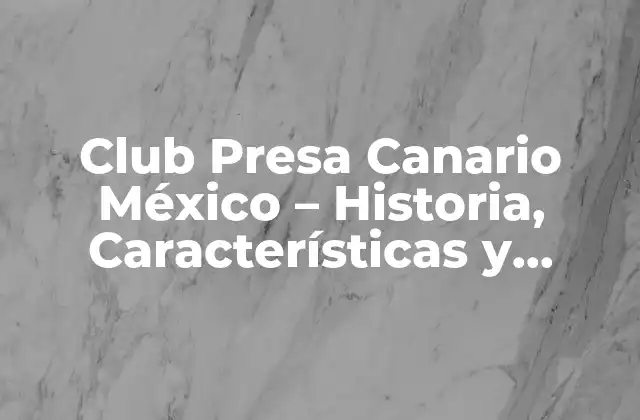 Club Presa Canario México – Historia, Características y Crianza