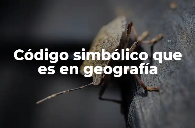 Código Simbólico que es en Geografía 2 La importancia del lenguaje visual en la representación geográfica