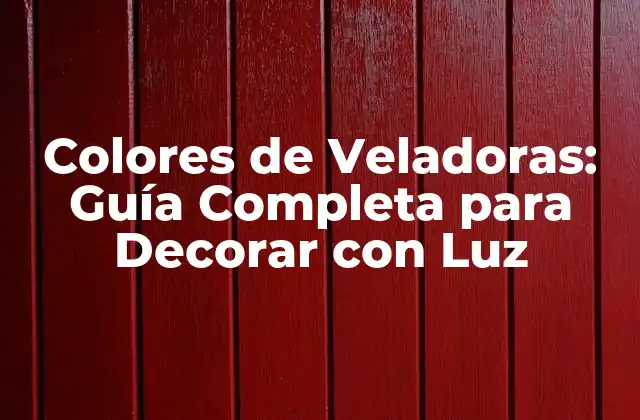 Colores de Veladoras: Guía Completa para Decorar con Luz