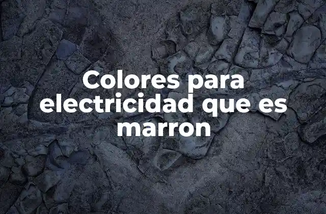 La importancia de los colores en la identificación de circuitos eléctricos