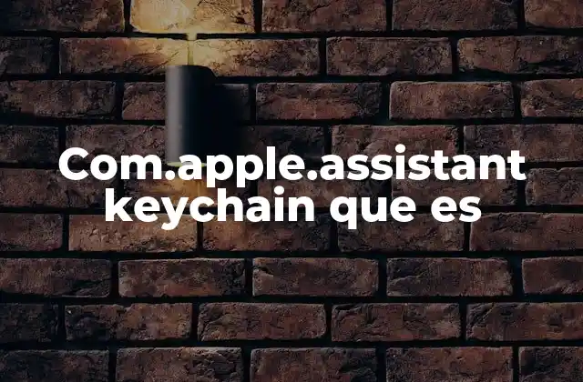 Cómo interactúa el keychain con los servicios de Apple