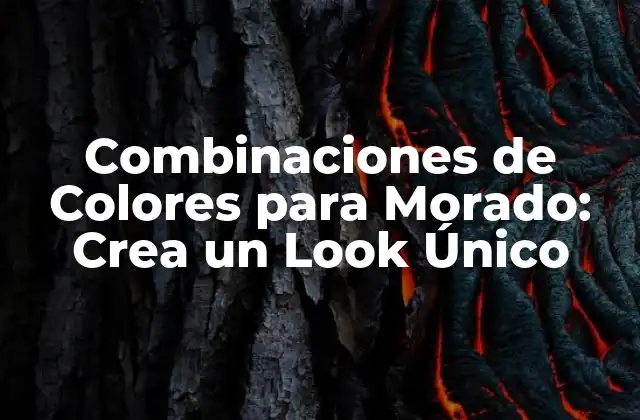 Combinaciones de Colores para Morado: Crea un Look Único 2 ¿Por qué el Morado es un Color Tan Popular?