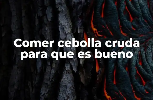 Comer Cebolla Cruda para que es Bueno 2 Los beneficios de incluir cebolla cruda en tu dieta diaria