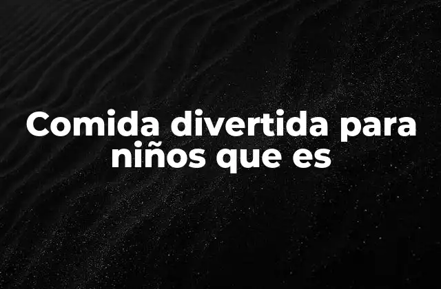 Cómo la comida puede convertirse en una experiencia lúdica