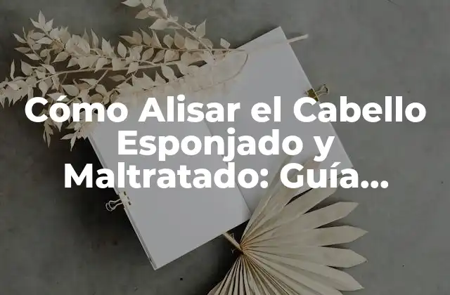 Cómo Alisar el Cabello Esponjado y Maltratado: Guía Completa