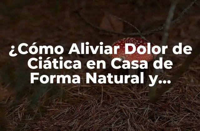 Causas del Dolor de Ciática