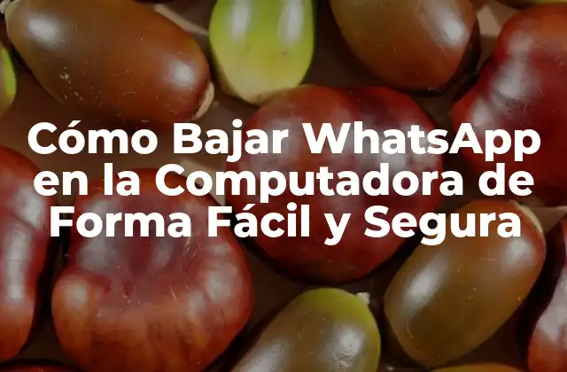Ventajas de Usar WhatsApp en la Computadora