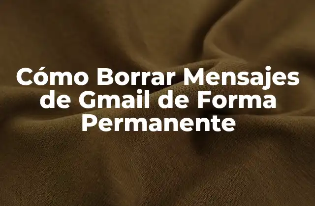 Cómo Borrar Mensajes de Gmail de Forma Permanente 2 Por qué es Importante Borrar Mensajes de Gmail Obsoletos