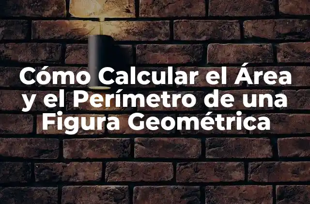 Cómo Calcular el Área y el Perímetro de una Figura Geométrica
