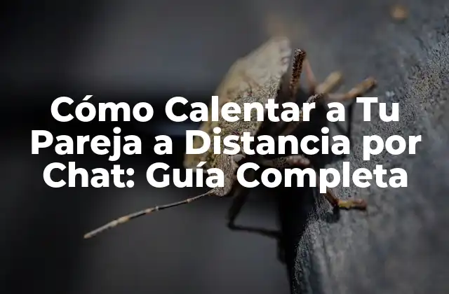 Cómo Calentar a Tu Pareja a Distancia por Chat: Guía Completa 2 ¿Por qué es Importante Calentar a Tu Pareja a Distancia por Chat?