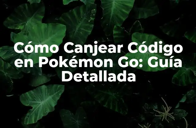 ¿Qué son los códigos de canje en Pokémon Go?