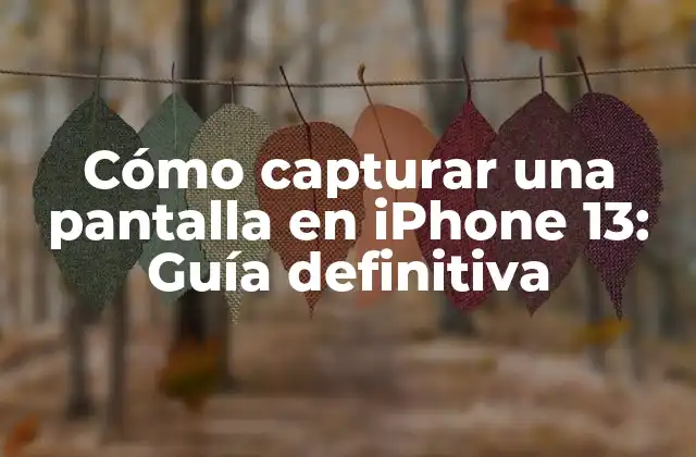 ¿Por qué es importante saber cómo capturar una pantalla en iPhone 13?