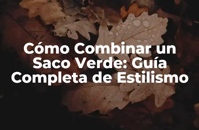 La Importancia del Color Verde en la Moda