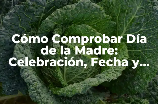 Cómo Comprobar Día de la Madre: Celebración, Fecha y Tradiciones 2 ¿Cuándo es el Día de la Madre?