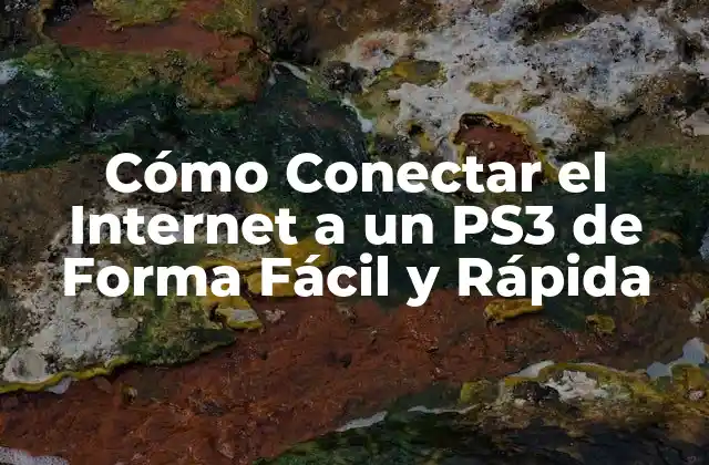 Cómo Conectar el Internet a un Ps3 de Forma Fácil y Rápida 2 Requisitos Previos para Conectar el Internet a un PS3