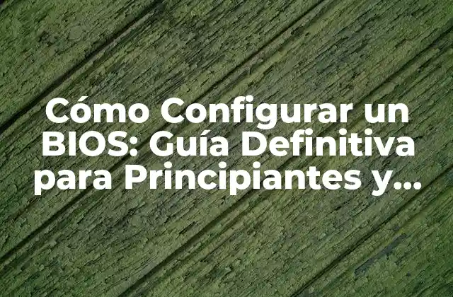 ¿Qué es el BIOS y por qué es Importante?