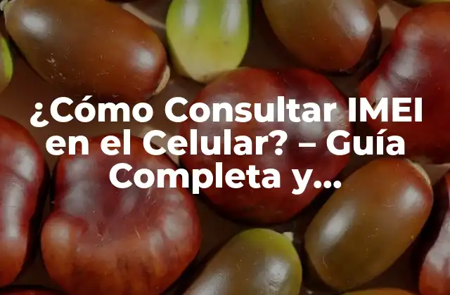 ¿cómo Consultar Imei en el Celular? – Guía Completa y Actualizada