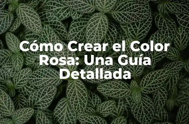 La teoría del color rosa
