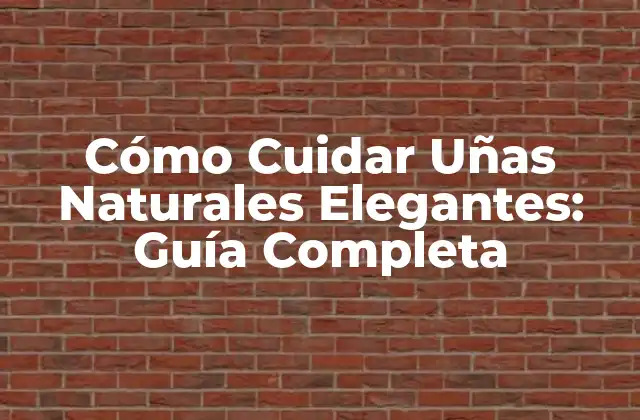 ¿Por qué son importantes las Uñas Naturales Elegantes?
